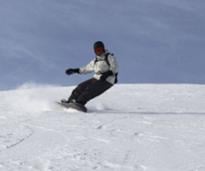 person snowboarding