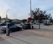 parking meter and parked cars in lake george village