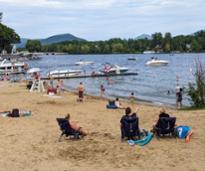bolton landing beach on lake george