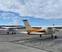 small airplanes at airport