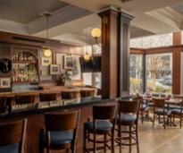 inside of an upscale bar
