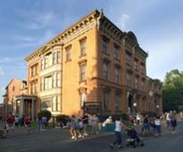 outside of the saratoga springs history museum