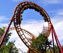 roller coaster upside down