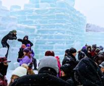 people at the Saranac Lake Winter Carnival