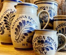 saratoga themed mugs and pottery