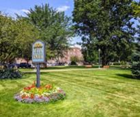 City Park sign and lawn