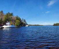 a boat on Raquette Lake