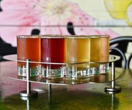 a cider flight
