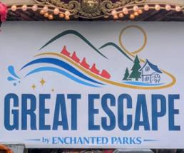 great escape sign with new logo
