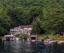 a house on the lake