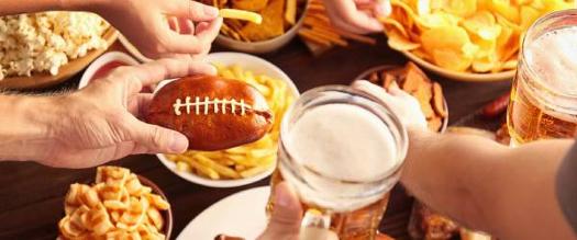 football grub and beers