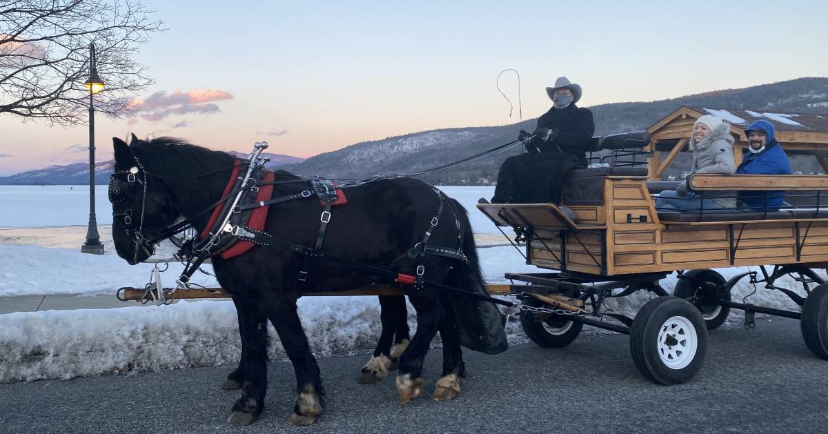 horse drawn wagon