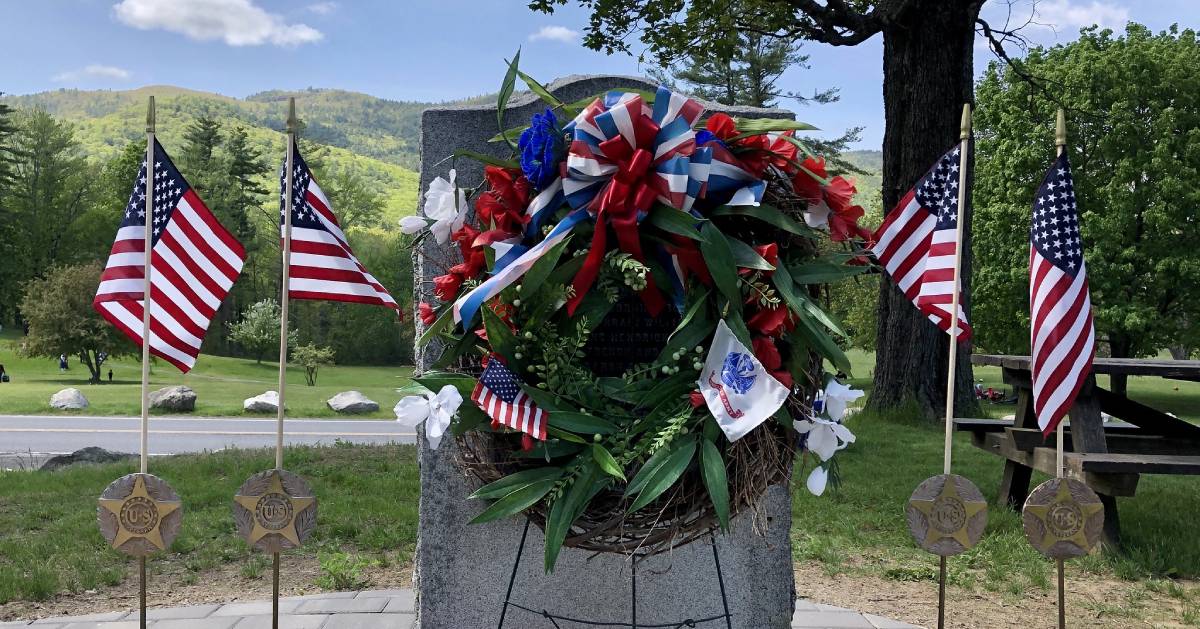 decorated memorial