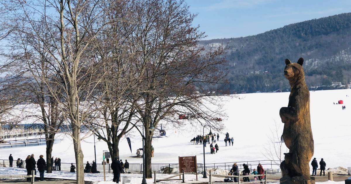 winter carnival scene