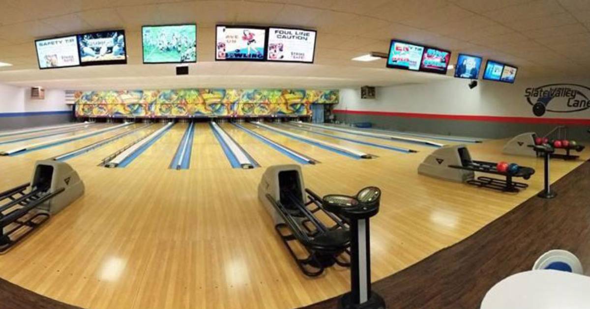 bowling alley lanes