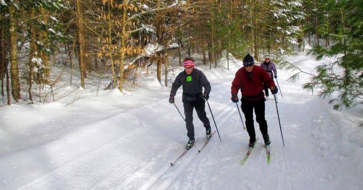 cross-country skiing