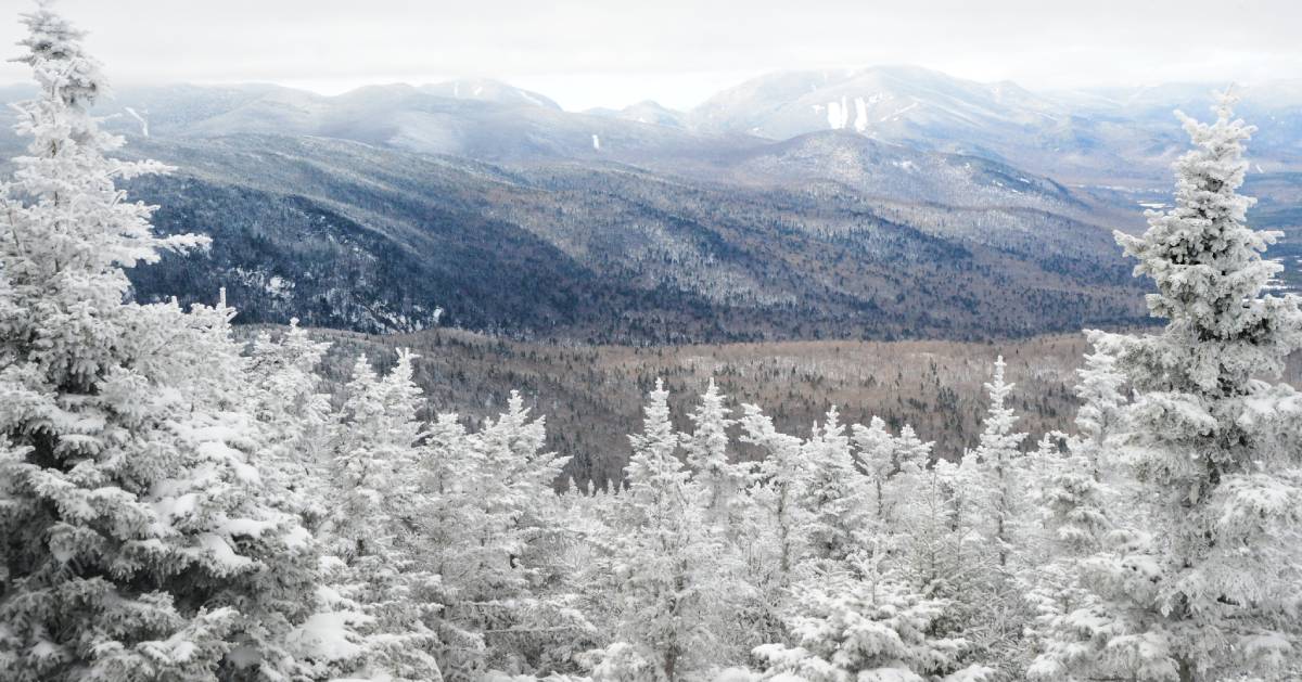 summit in the winter