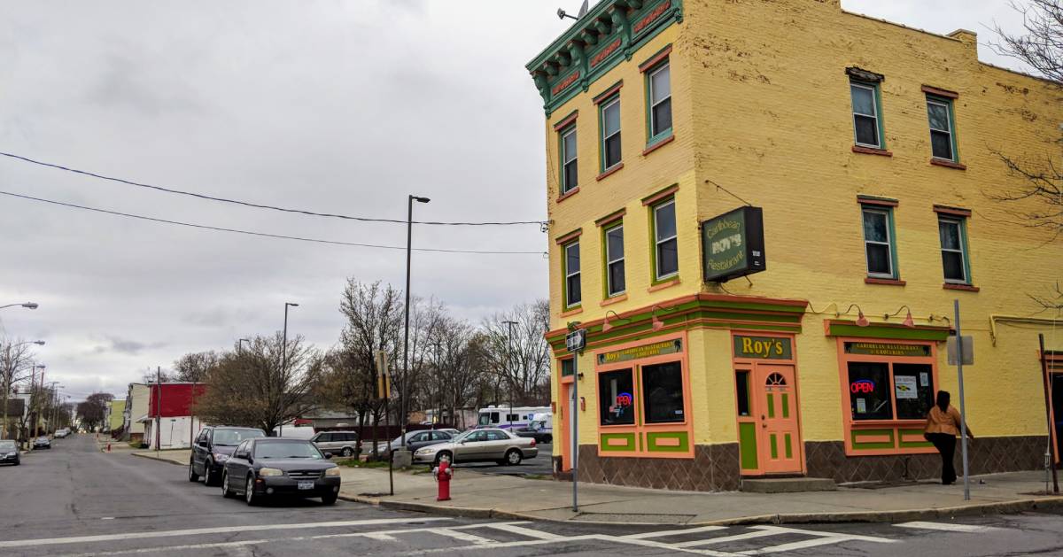 the outside of Roy's Caribbean Restaurant