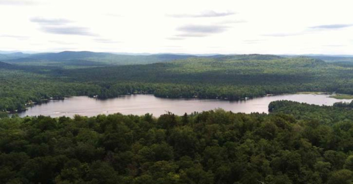 aerial view of fulton chain of lakes