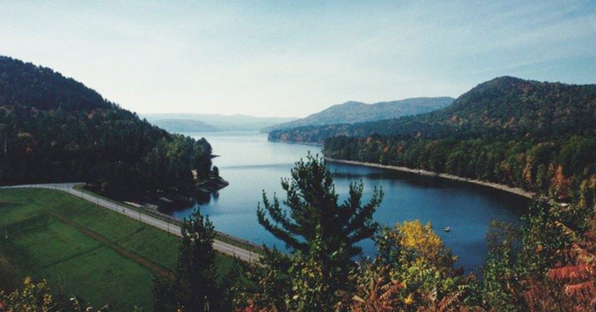 scenic overlook view of a lake