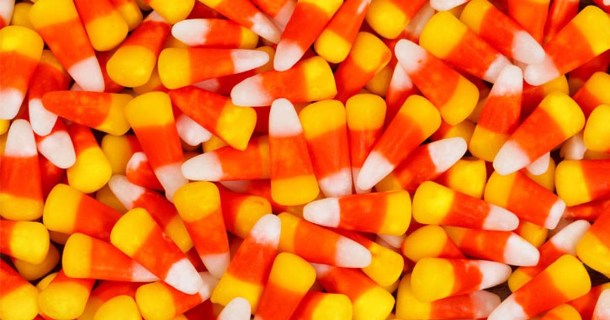 a bunch of candy corn