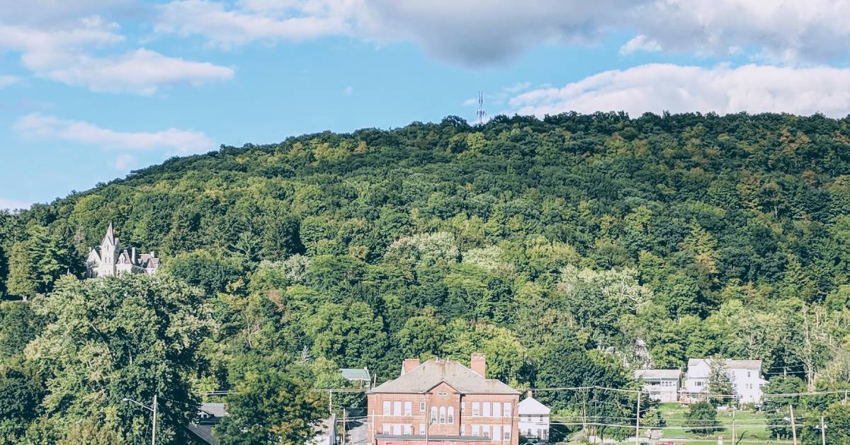 view of buildings on a mountain in Whitehall