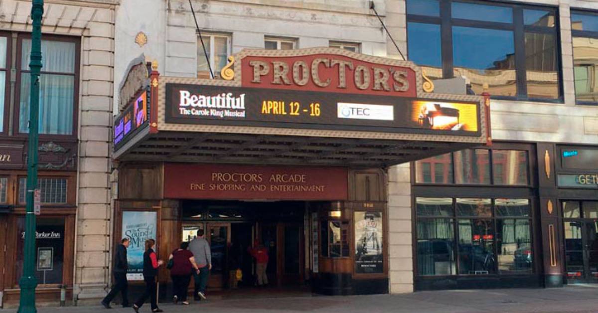 outside of proctors in schenectady