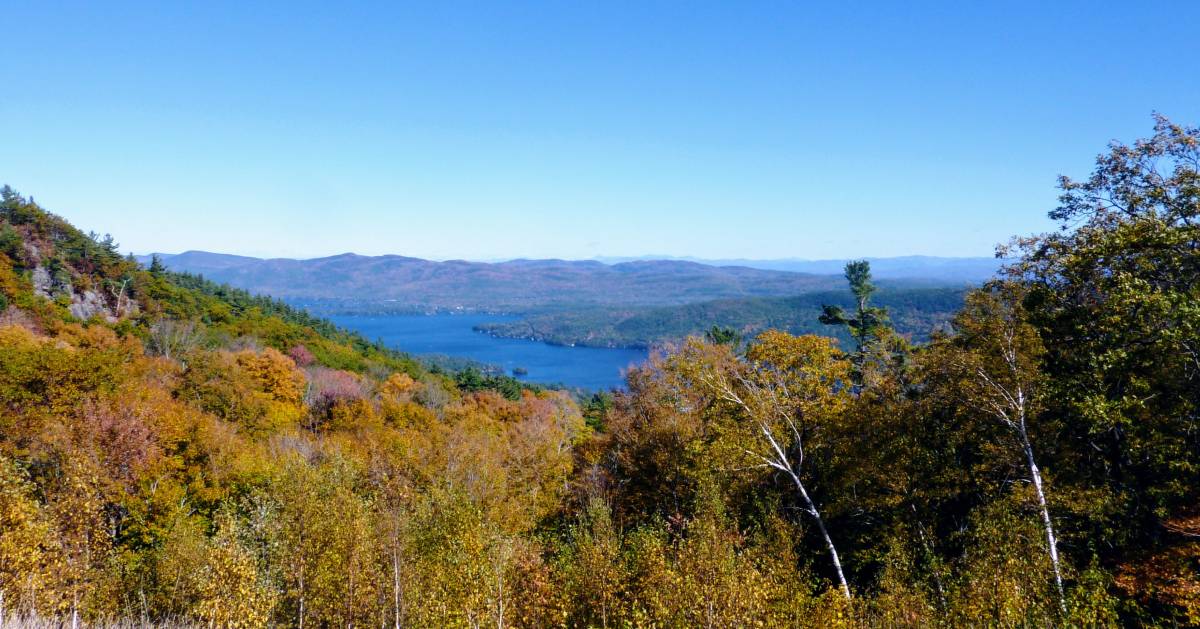 view from Prospect Mountain in the fall