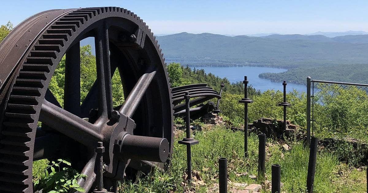 railroad remains on summit