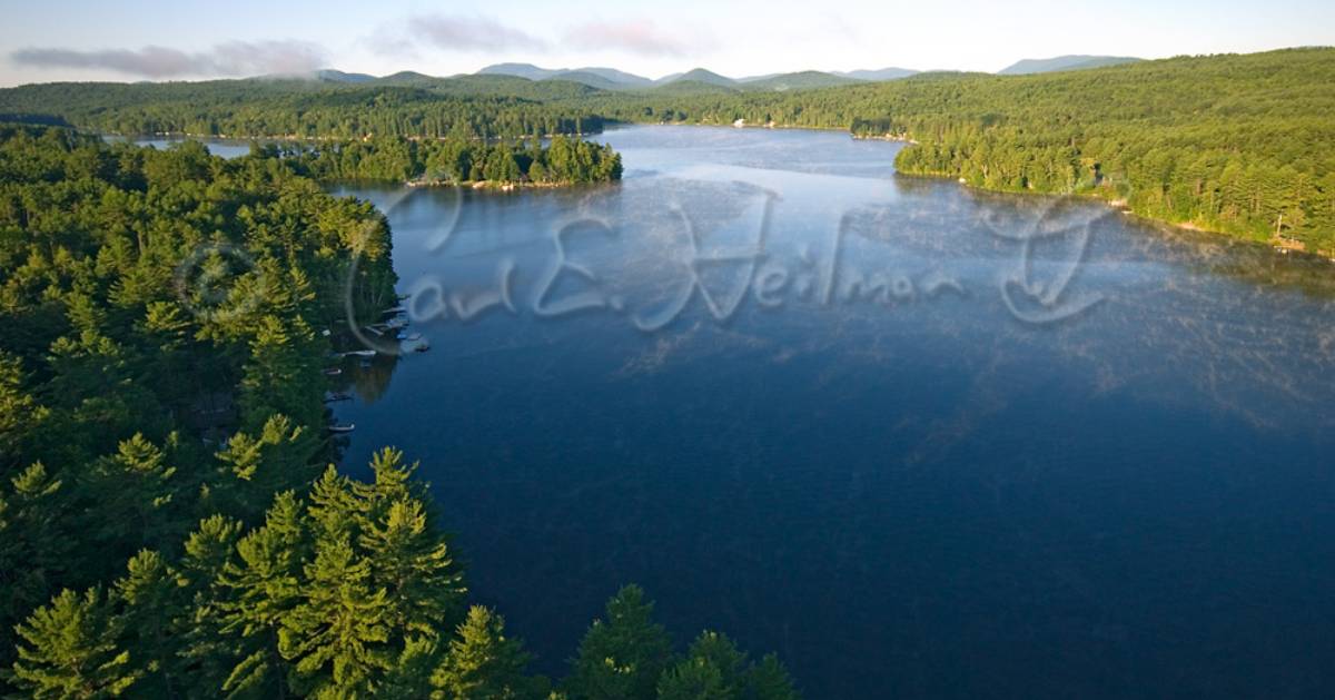 aerial view of Loon Lake