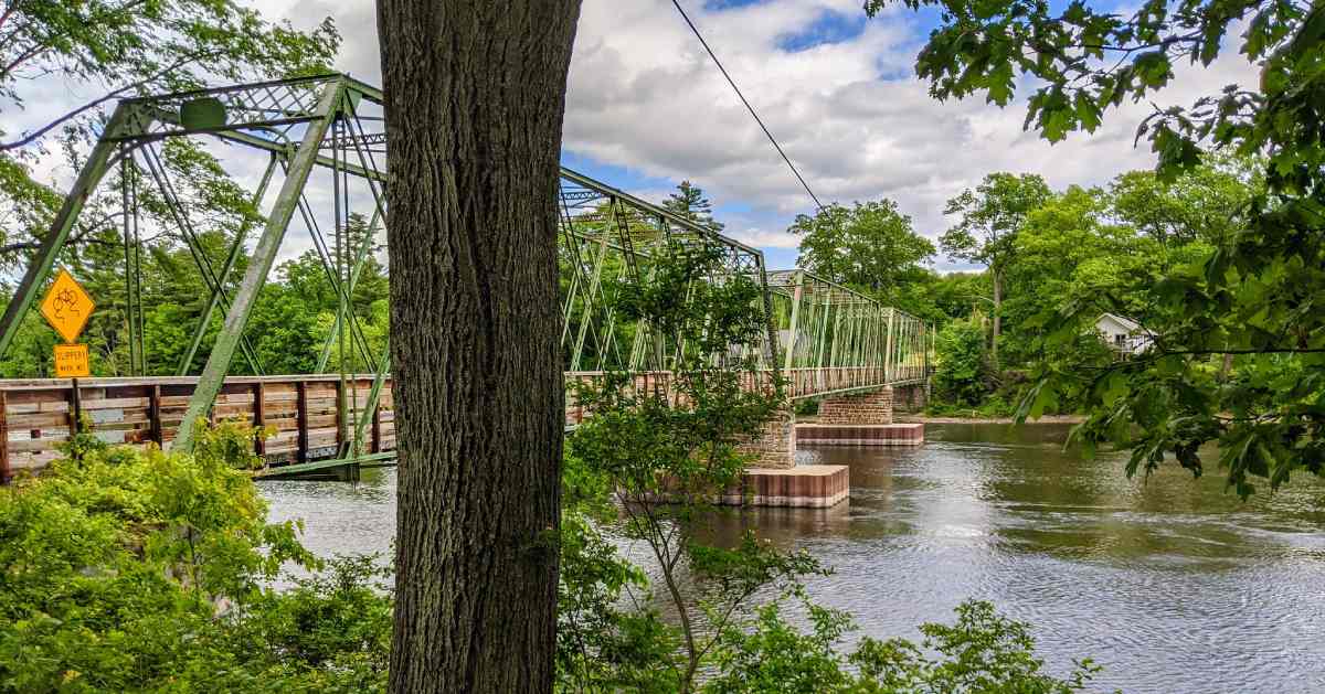 bridge over a large river