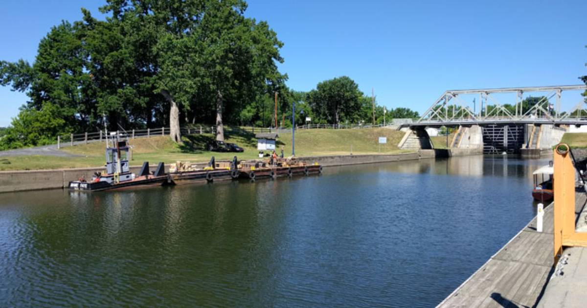 view of the erie canal