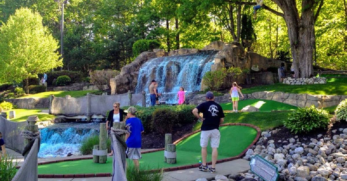 mini golf course