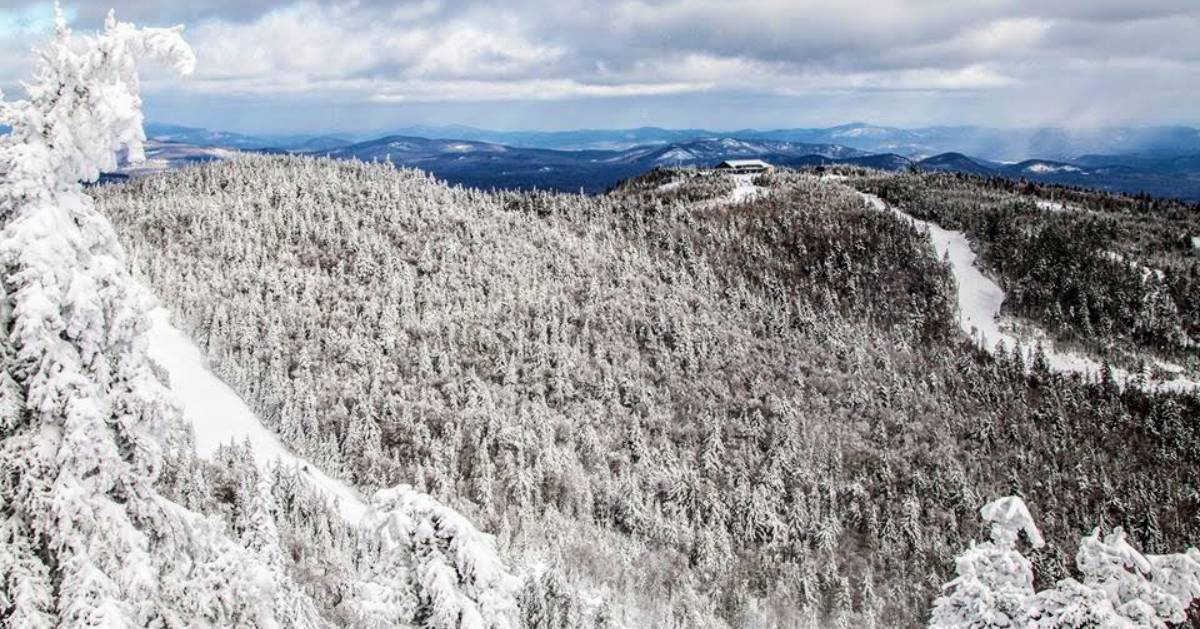 snowy mountains