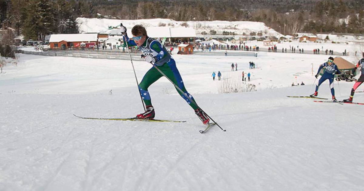 cross country ski racers