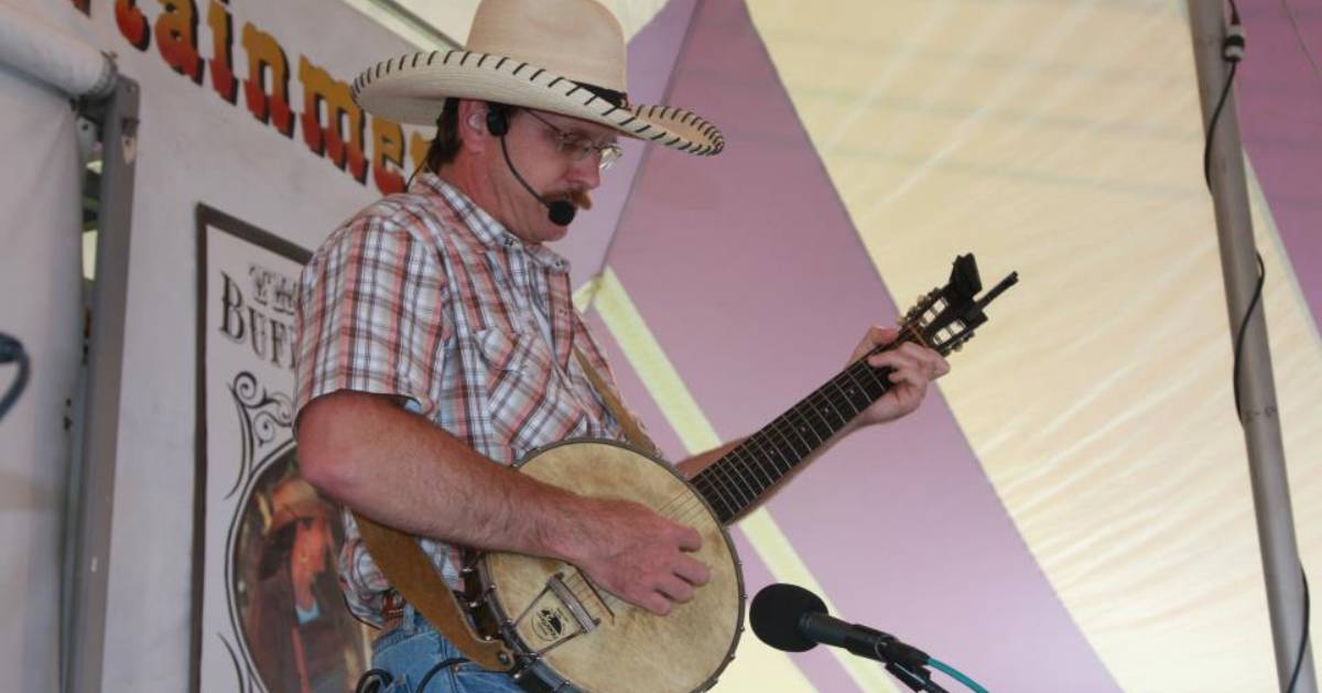 a banjo player