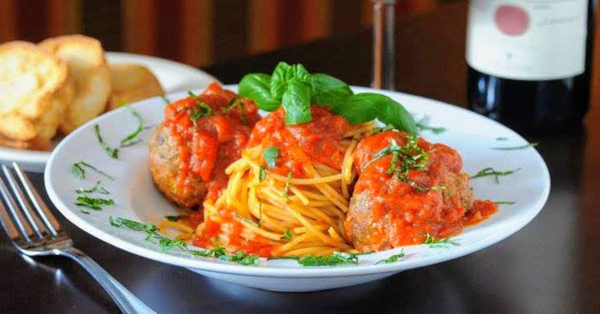 spaghetti and meatballs