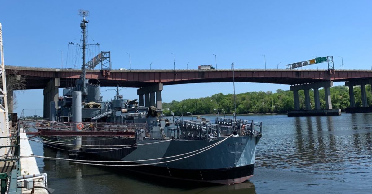 USS Slater on a sunny day 