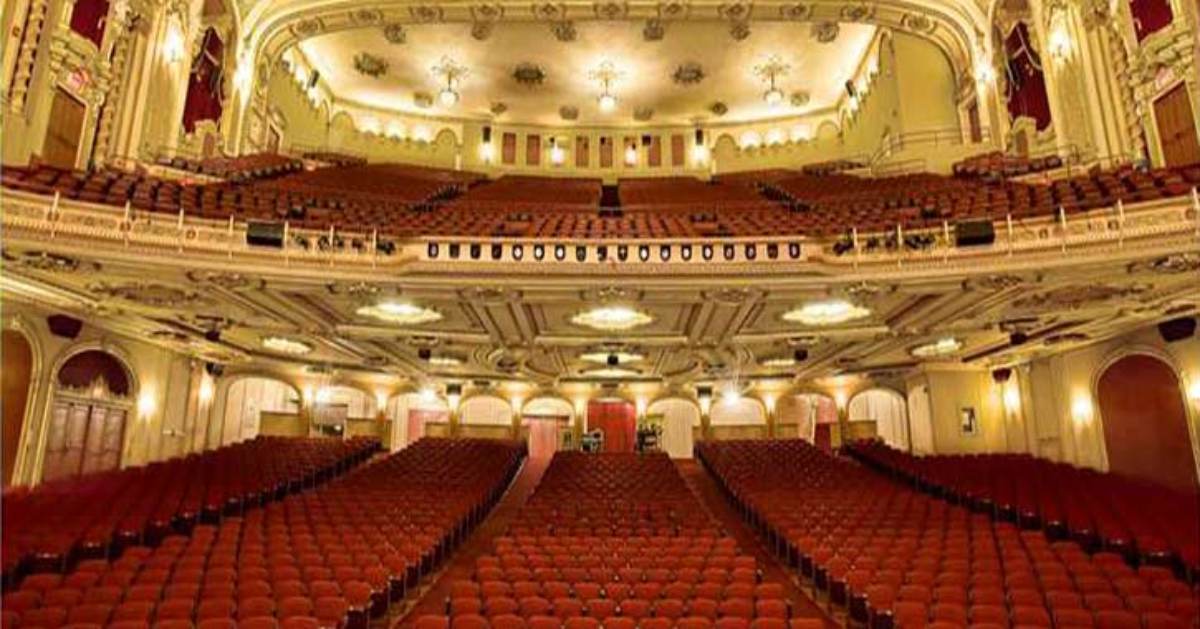 View from stage of the Palace Theater