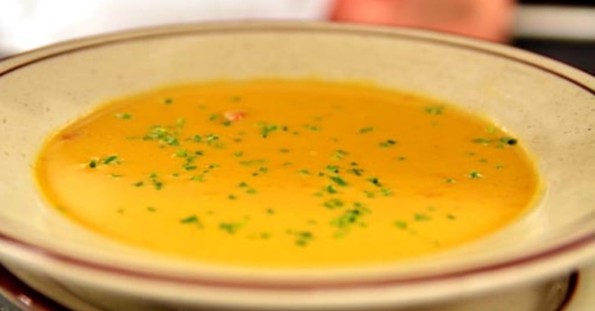 bowl of squash soup