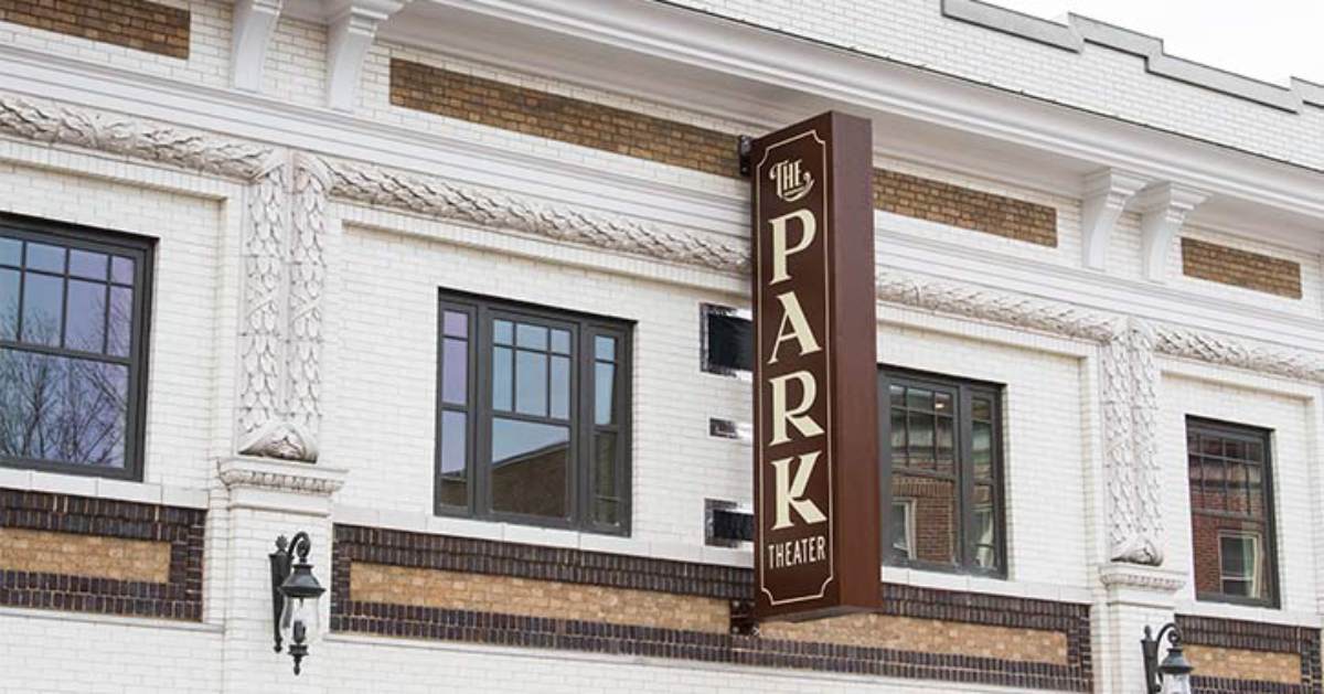 exterior of the park theater