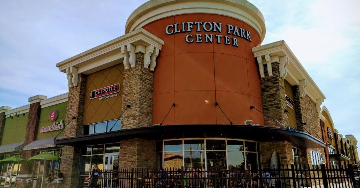 exterior of clifton park center mall