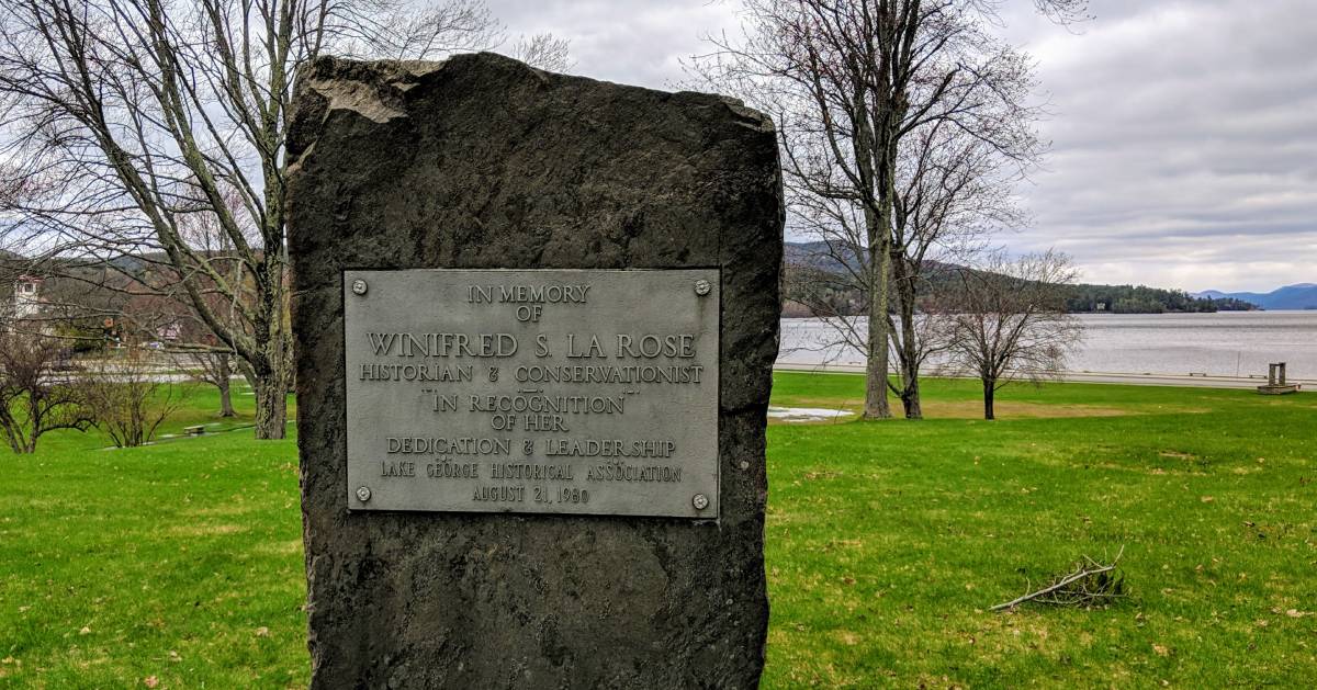 history marker in park