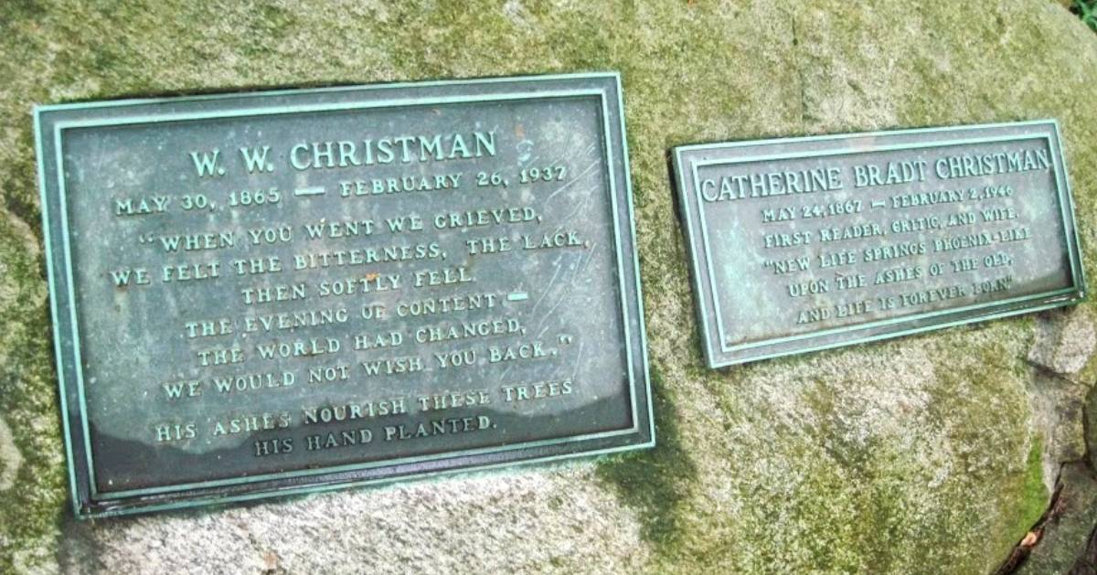 Christman Sanctuary rock memorial