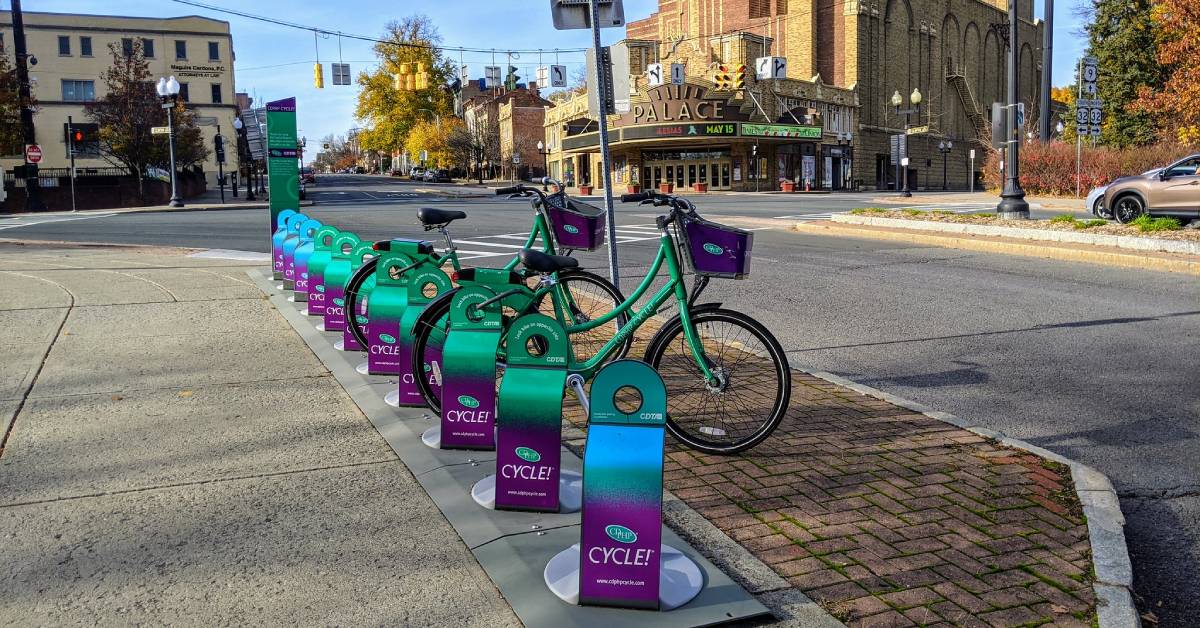 cdphp bikes at a hub