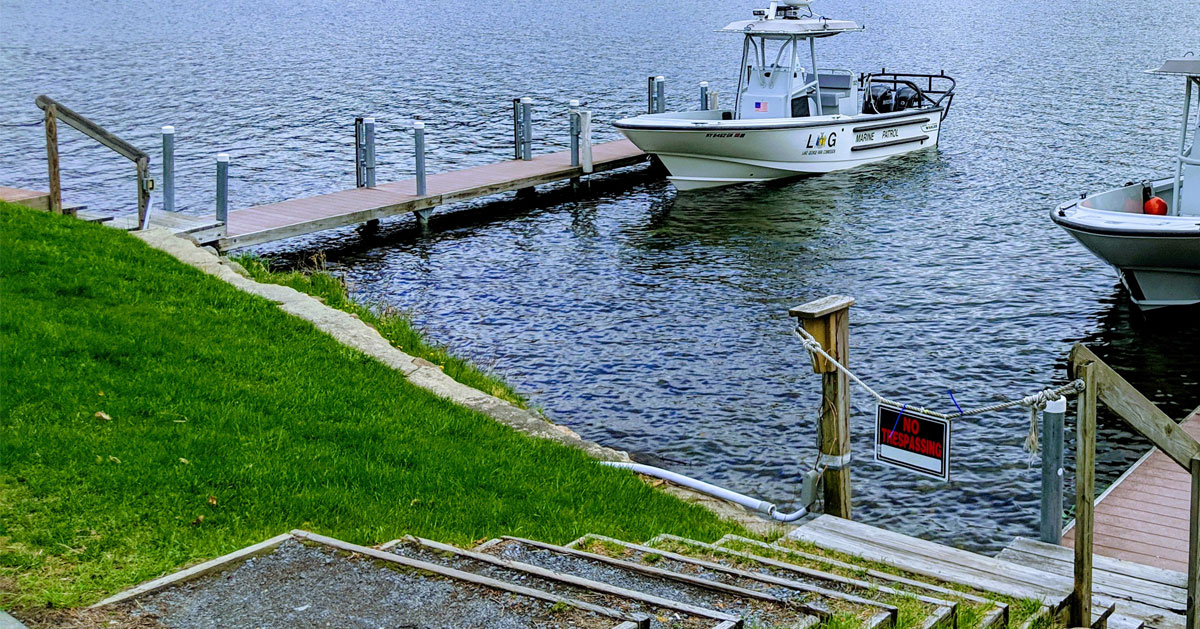 lake george dock
