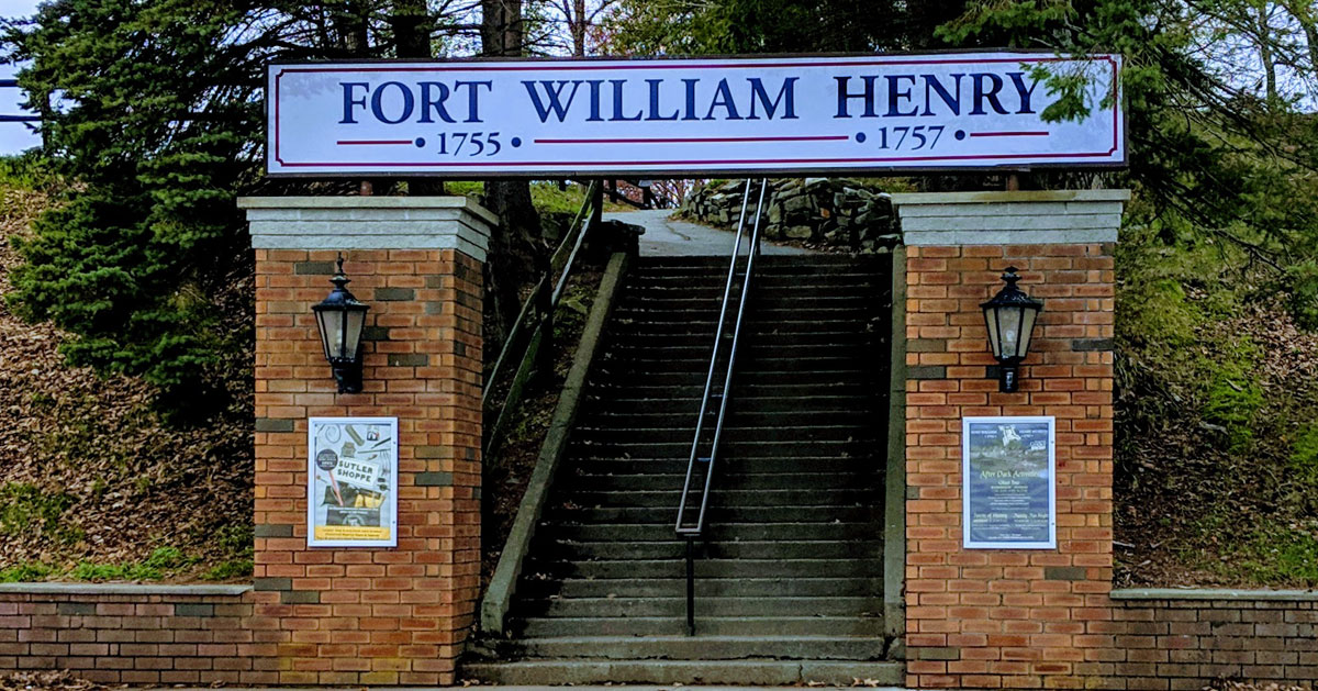 stairway to enter fort william henry