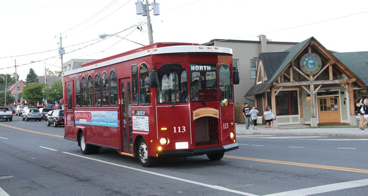 red trolley