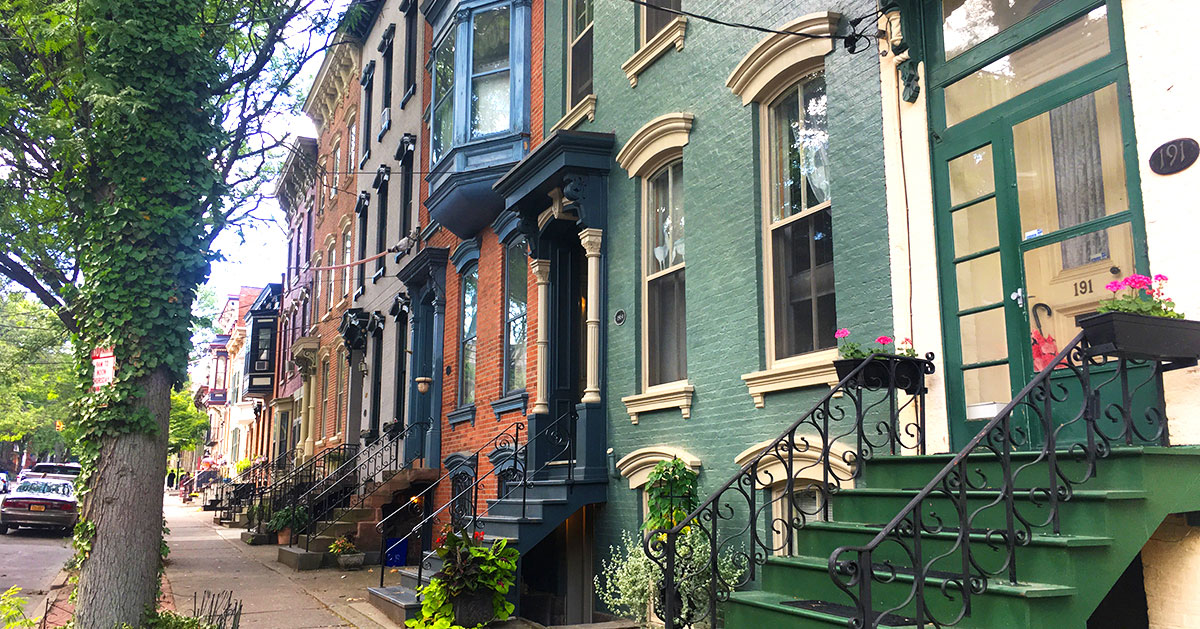 albany rowhouses