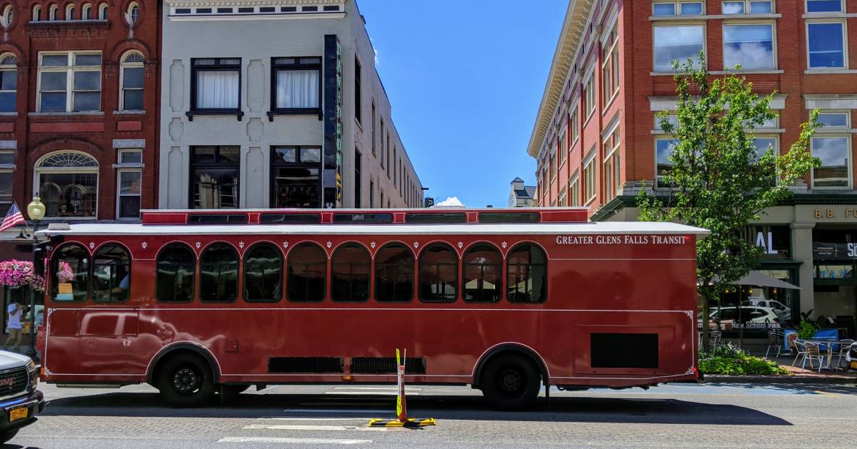 trolley in Glens Falls